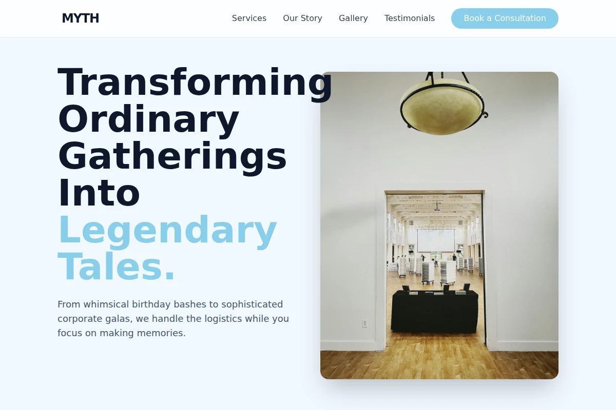 Myth Party Planner